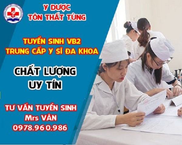 Tuyển Sinh Trung Cấp Y Sĩ Đa Khoa Hệ Chính Quy mới nhất 