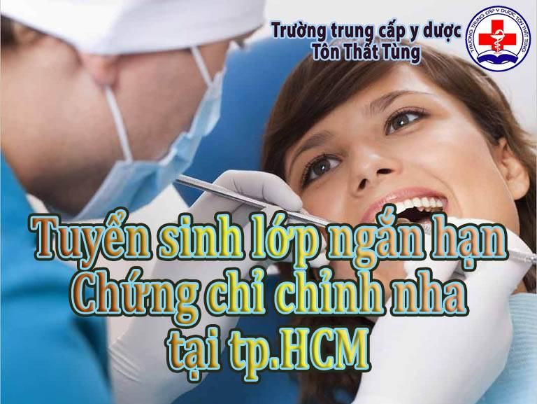 Tuyển sinh lớp ngắn hạn chứng chỉ chỉnh nha tại tp.HCM.