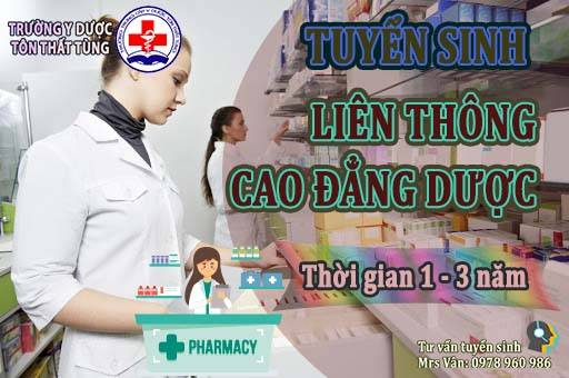 Học liên thông cao đẳng dược ở đâu tại tpHCM tốt? tuyển sinh liên thông cao đẳng dược