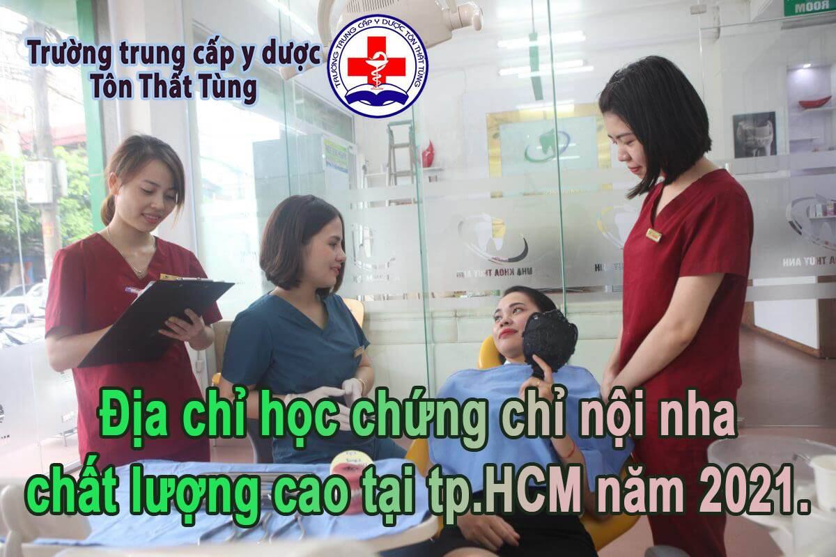 Địa chỉ học chứng chỉ nội nha chất lượng cao tại tp.HCM năm 2025