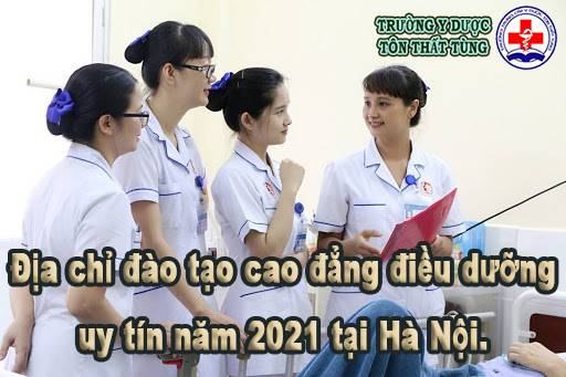 Địa chỉ đào tạo cao đẳng điều dưỡng uy tín năm 2025 tại Hà Nội.