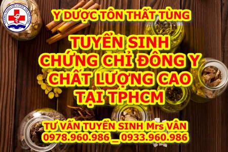 Địa chỉ học chứng chỉ Đông Y năm 2025 ở đâu tốt tại TPHCM. Chứng chỉ đông y