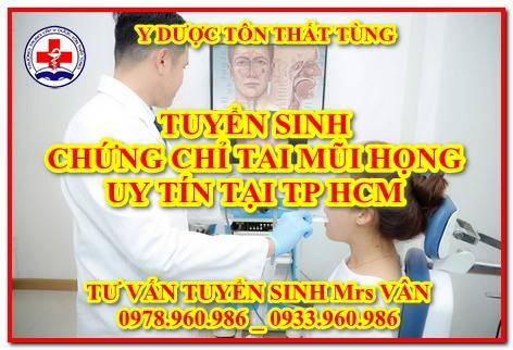 Lớp chứng chỉ Tai Mũi Họng cơ bản ở đâu tốt tại TPHCM năm 2025 Lớp chứng chỉ Tai Mũi Họng cơ bản ở đâu tốt tại TPHCM năm 2025