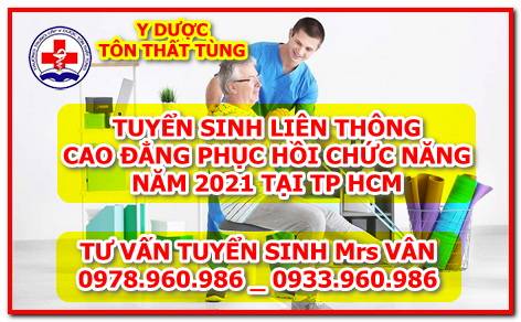 Học liên thông cao đẳng Phục hồi chức năng 2025 tại HCM phục hồi chức năng
