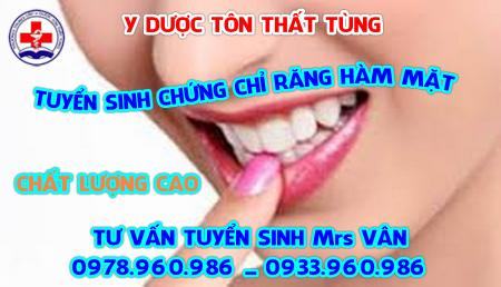 chứng chỉ răng hàm mặt