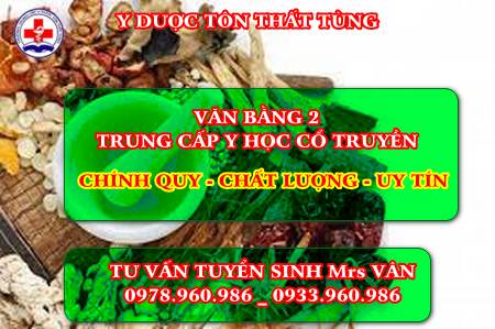 Địa chỉ học trung cấp y học cổ truyền văn bằng 2