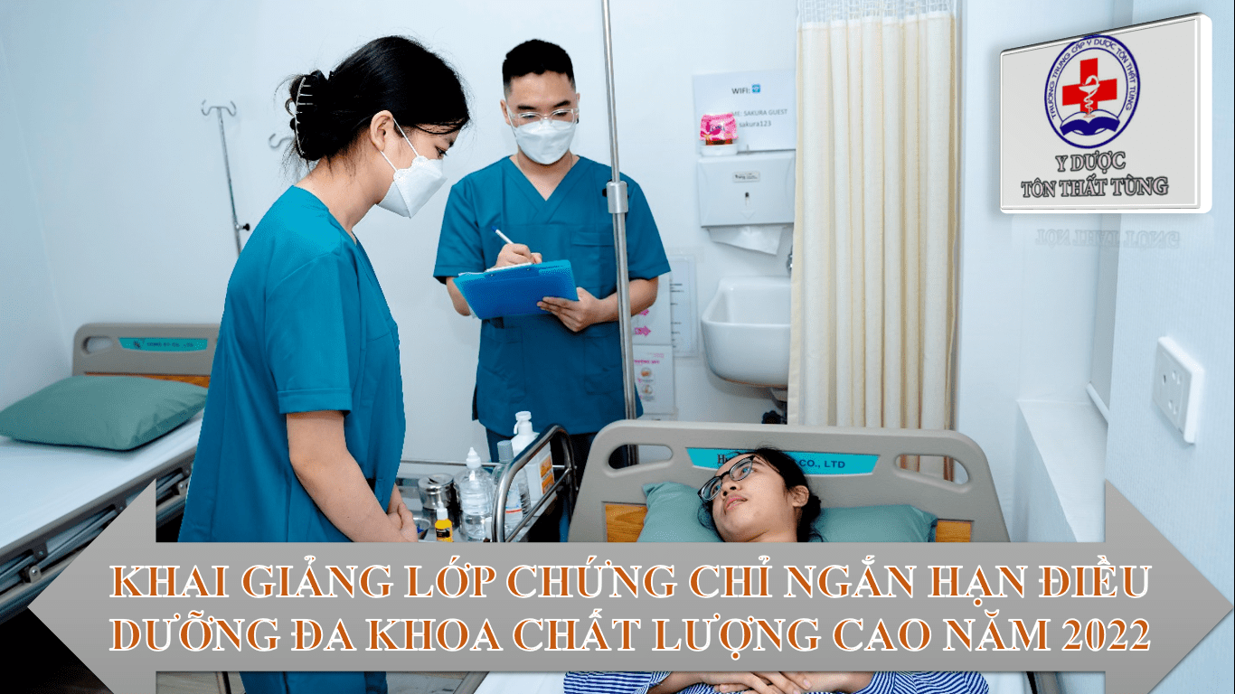 Khai giảng lớp chứng chỉ ngắn hạn điều dưỡng đa khoa chất lượng cao năm 2025