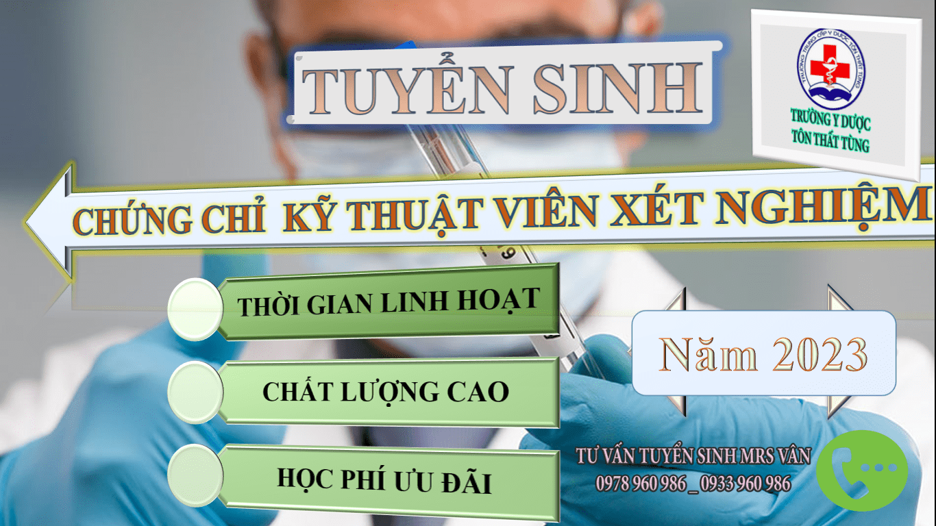 Học chứng chỉ ngắn hạn xét nghiệm - cơ hội việc làm hiện nay