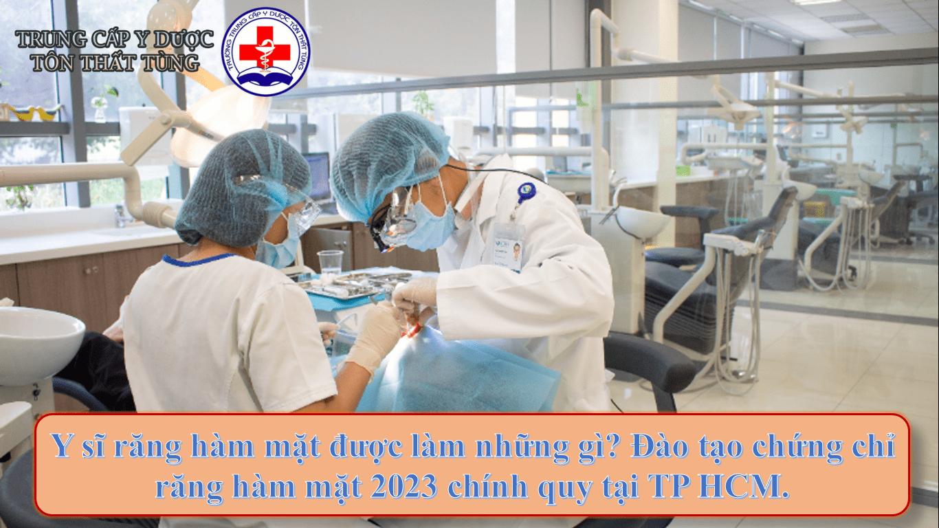 Y sĩ răng hàm mặt được làm những gì? Đào tạo chứng chỉ răng hàm mặt 2025 chính quy tại TP HCM.