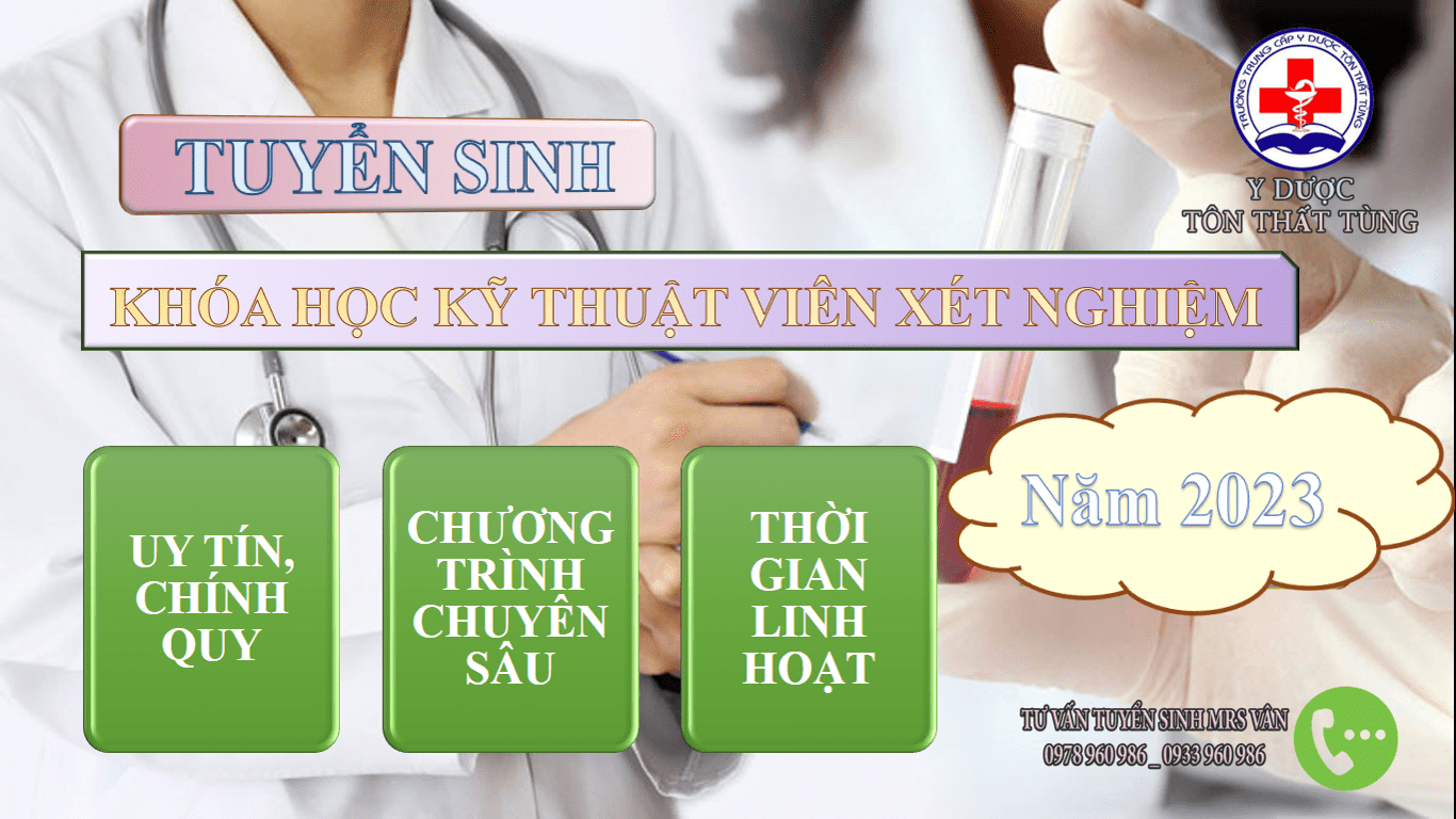 Mở lớp đào tạo kỹ thuật viên xét nghiệm trình độ cao tại tp.HCM. Cơ hội việc làm của kỹ thuật viên xét nghiệm