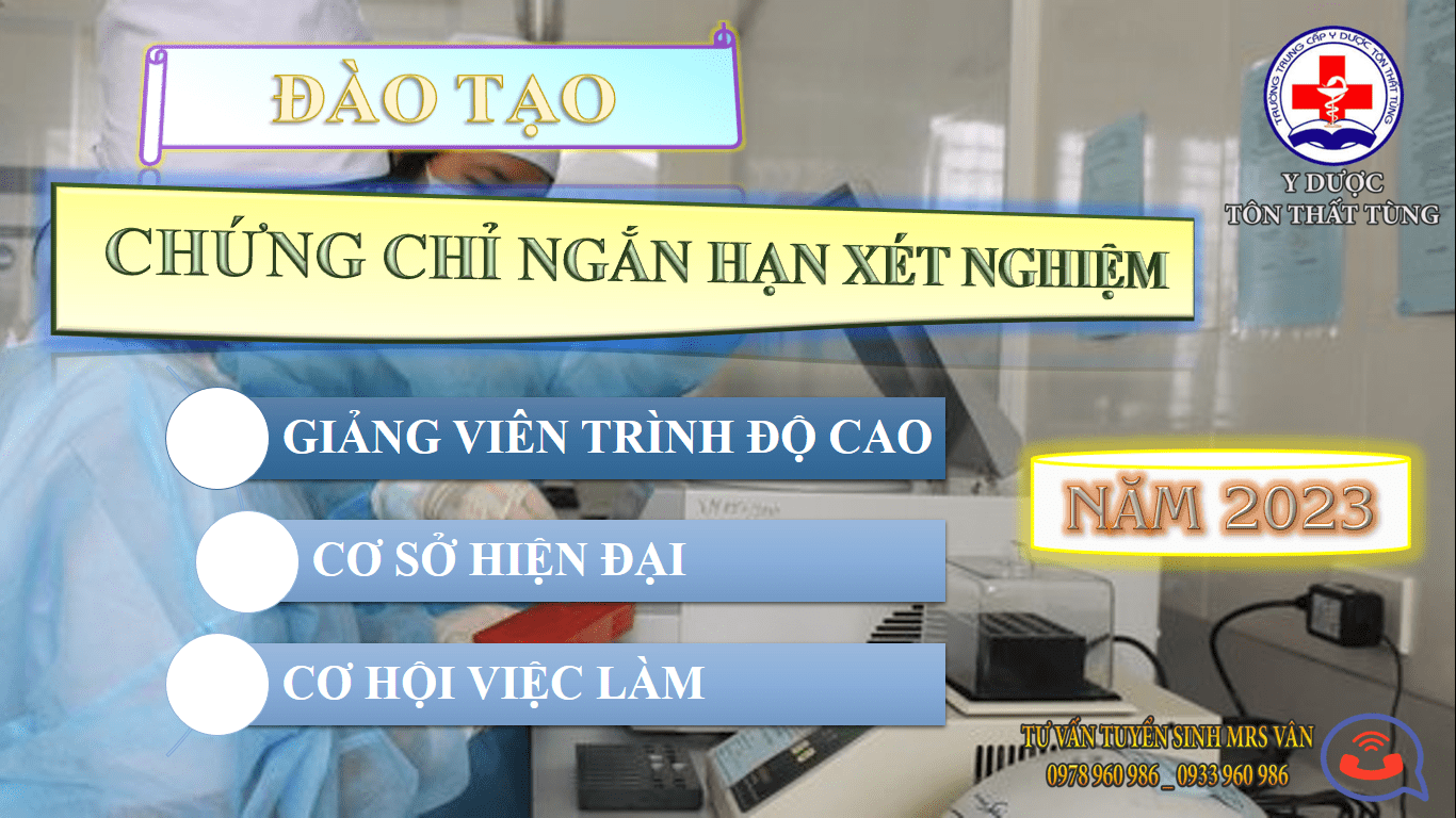 Mở lớp đào tạo kỹ thuật viên xét nghiệm trình độ cao tại tp.HCM. Đào tạo kỹ thuật viên xét nghiệm trình độ cao tại tp.HCM năm 2023